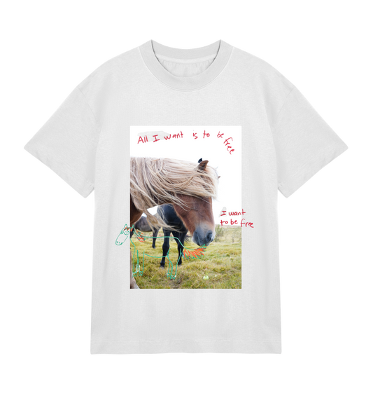 ALL I WANT IS TO BE FREE - THICKER FABRIC