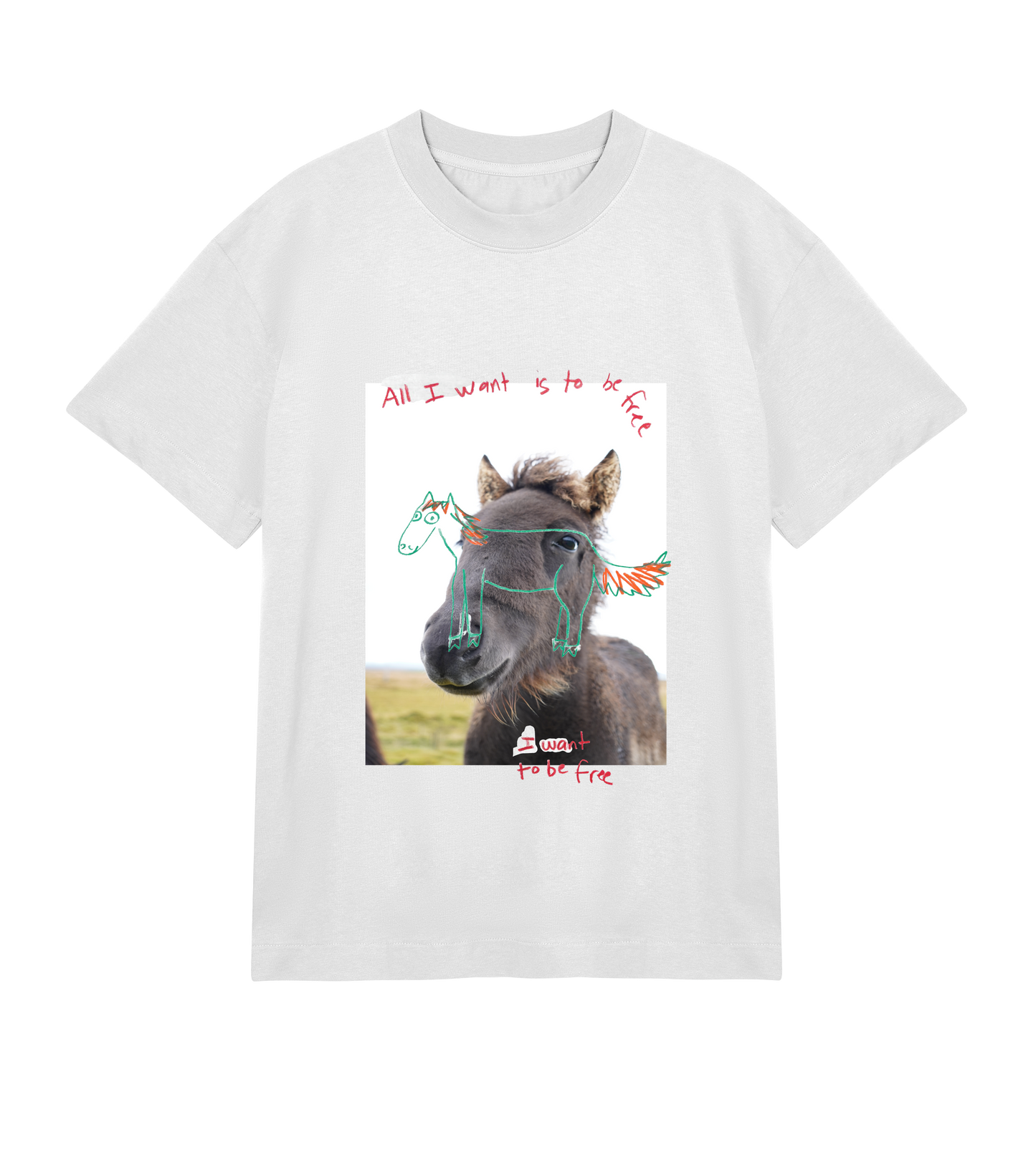 ALL I WANT IS TO BE FREE - THICKER FABRIC